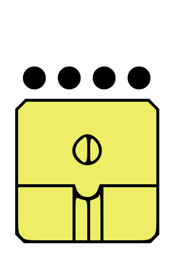 Plaatje voor de Maya-dag 4 Hagedis.