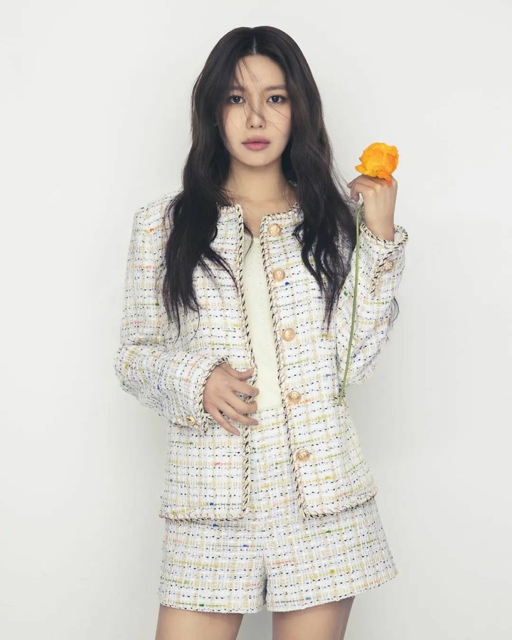 Foto van Sooyoung voor de ster Ancha.